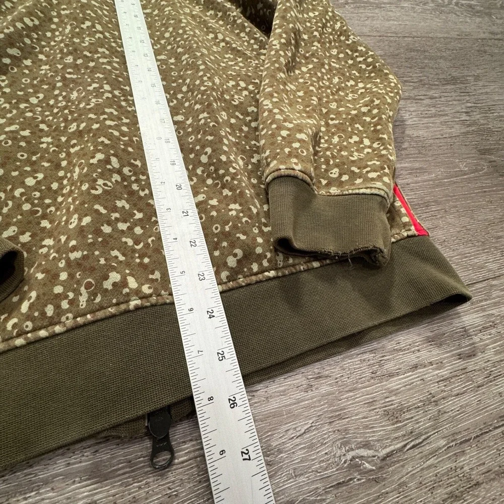 Adidas Hoodie Mens M Camo Cotton Full Zip Polka Dot Gorpcore Streetwear‎ Utility